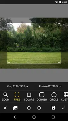 Multiple Photo Crop android App screenshot 12